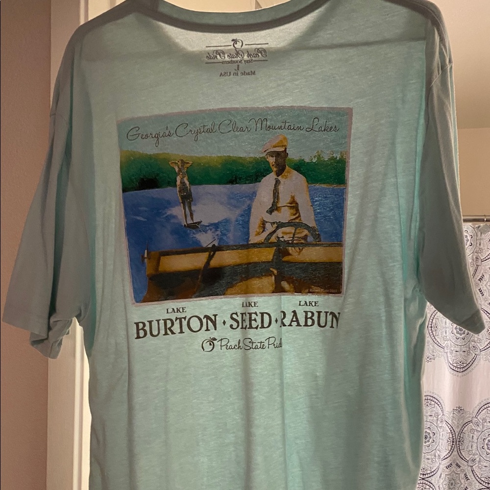 Peach State Pride Men’s Tshirt - Size L - Green